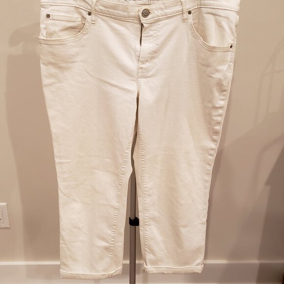 Eddie Bower Boyfriend Crop Jeans, Size:  16 - Picture 6 of 13